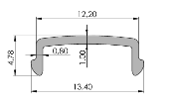 12 mm 0122 Led Üst Kapak
